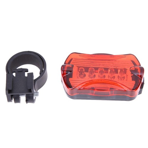 Bike tail light led red - tail, 5-led