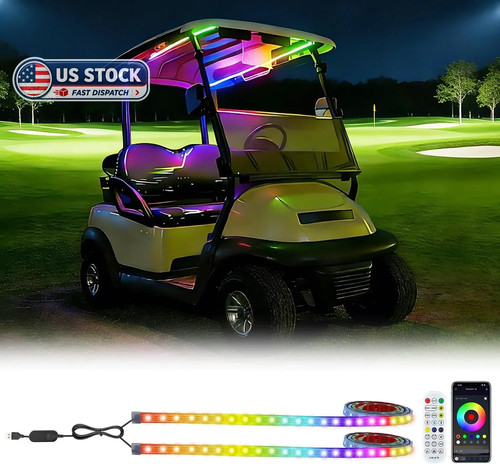 Usb powered golf cart - cart, led